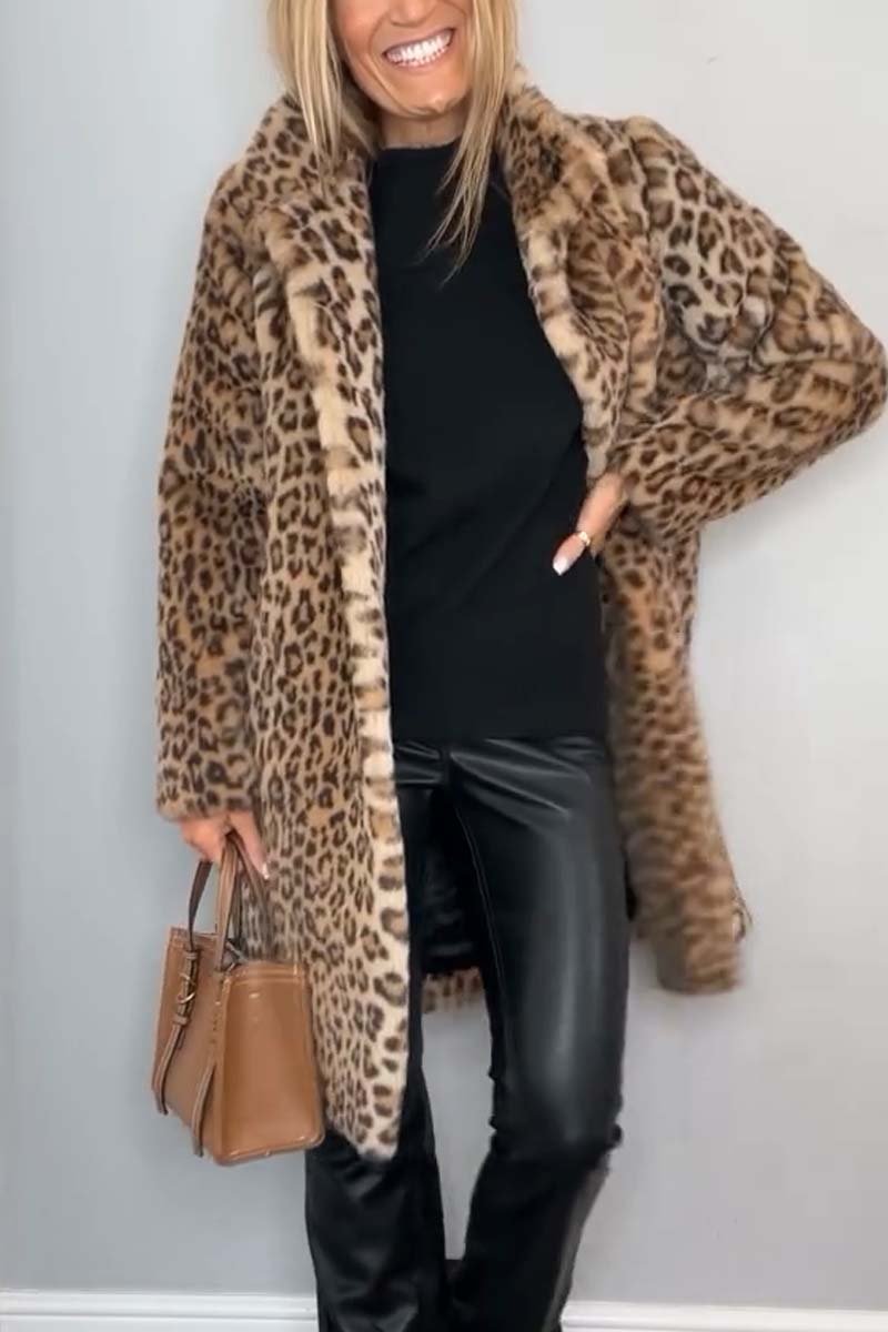 ROSA™ Leopard-Print Winter Coat