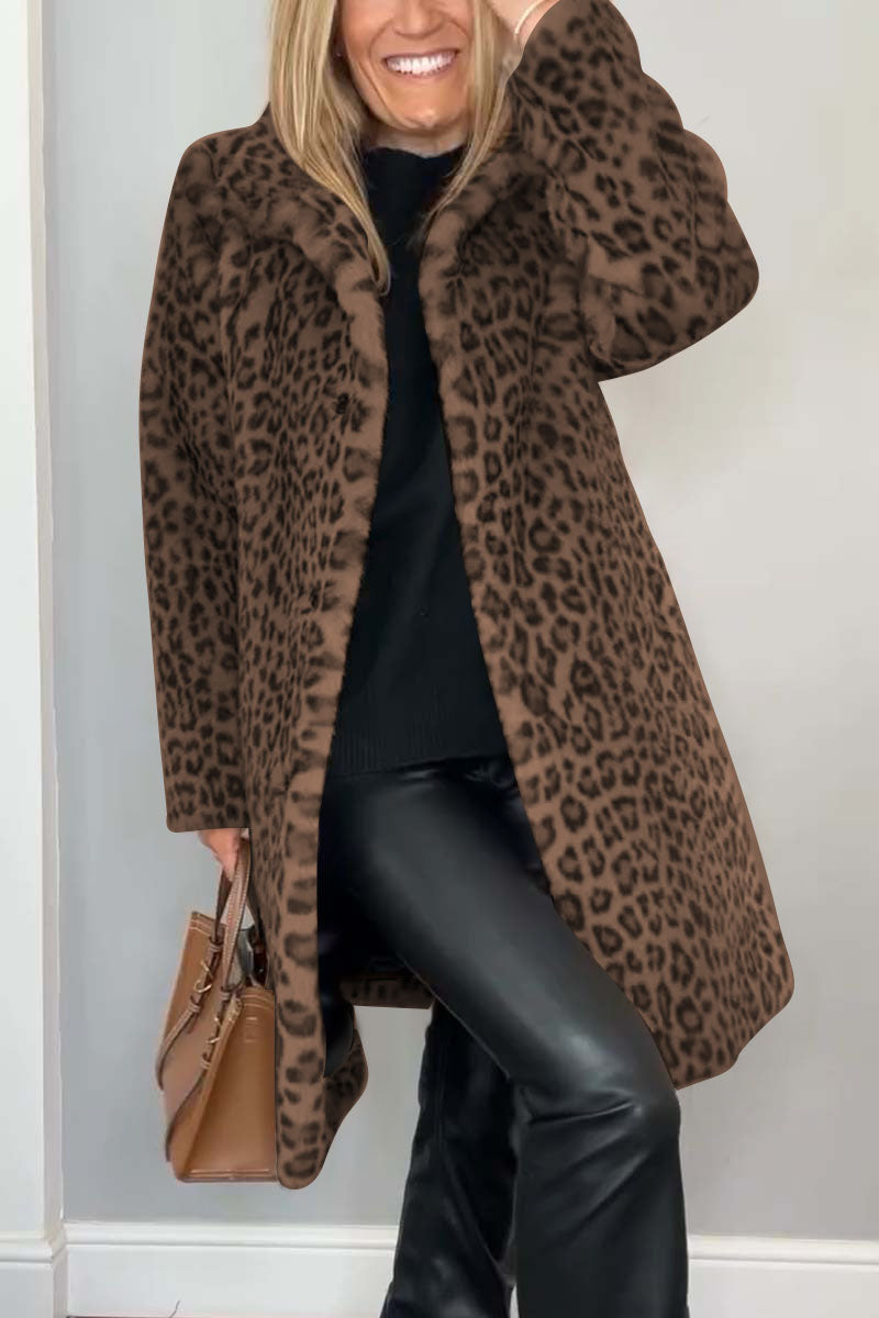 ROSA™ Leopard-Print Winter Coat