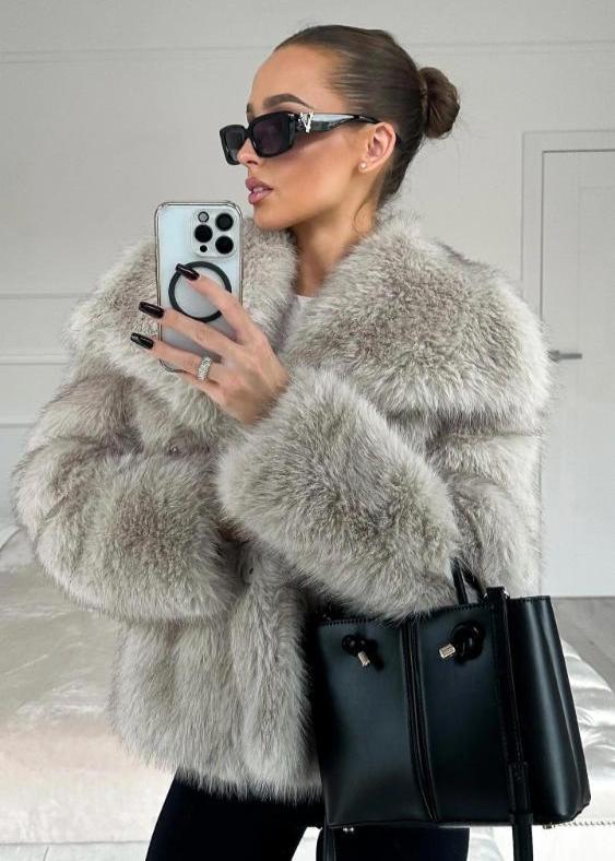 ROYA™ Luxe Fur Jacket — Sophisticated Warmth & Style