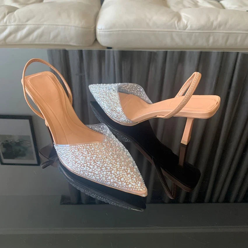 MADISON™ – Elegant Sparkle Heels for Effortless Glamour