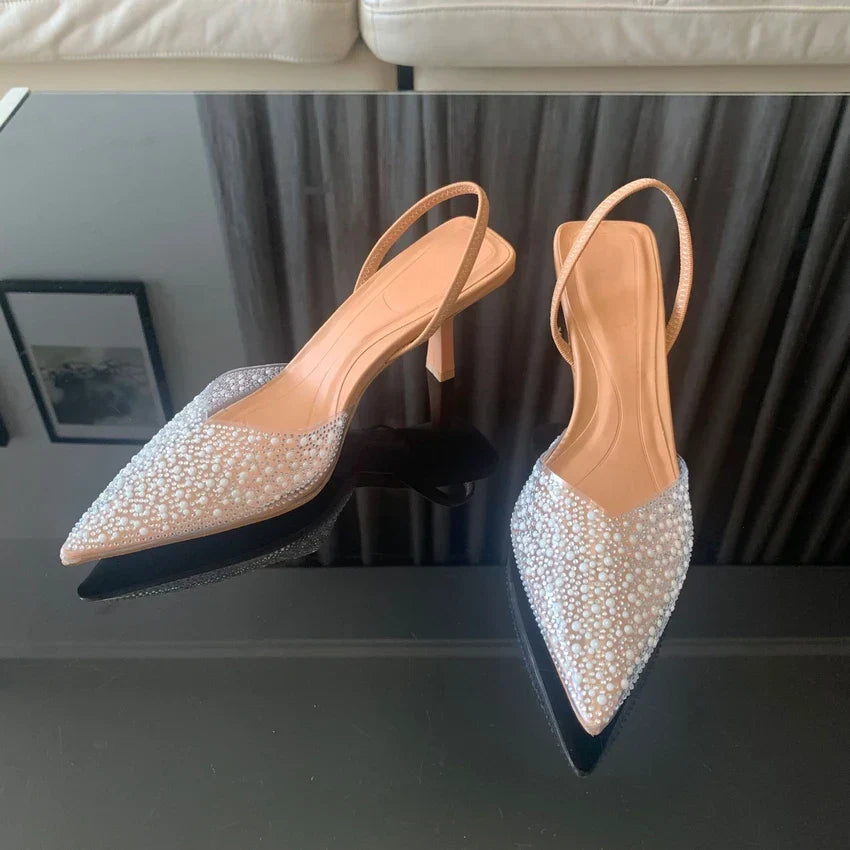 MADISON™ – Elegant Sparkle Heels for Effortless Glamour