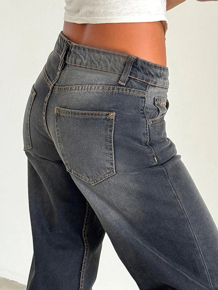SYLVAINE™ – Vintage-Inspired Casual Baggy Jeans