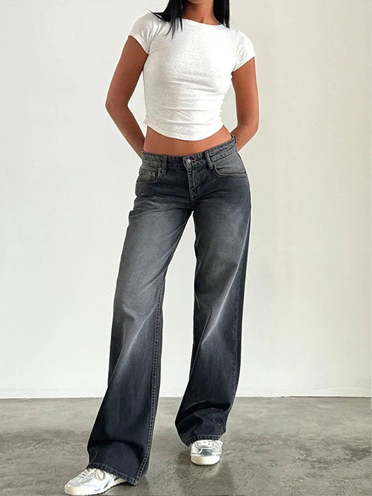 SYLVAINE™ – Vintage-Inspired Casual Baggy Jeans