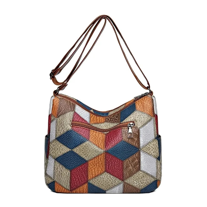 ROSELINE™ – Chic, Vintage-Inspired Leather Bag