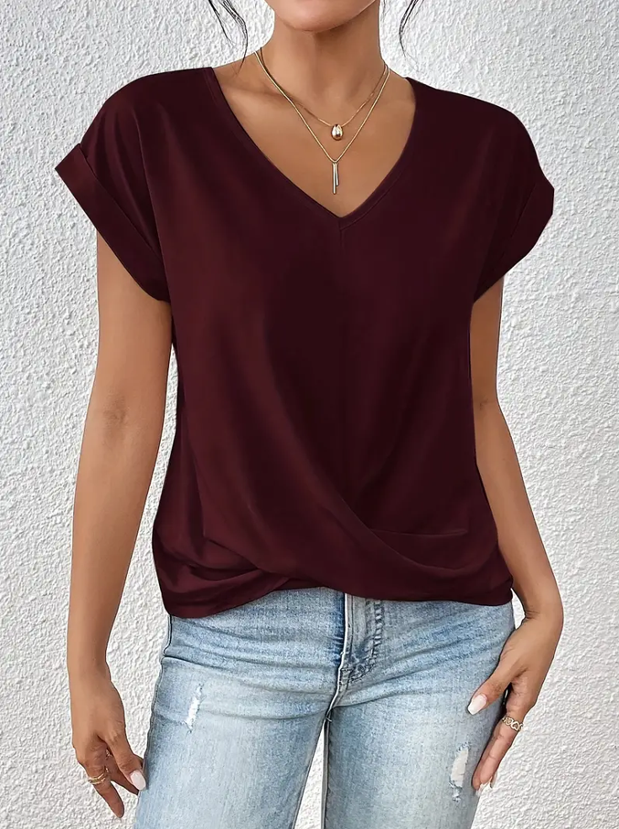 BELLE™ | The Effortlessly Chic V-Neck Top