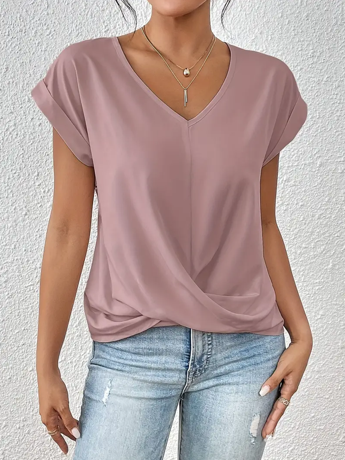 BELLE™ | The Effortlessly Chic V-Neck Top