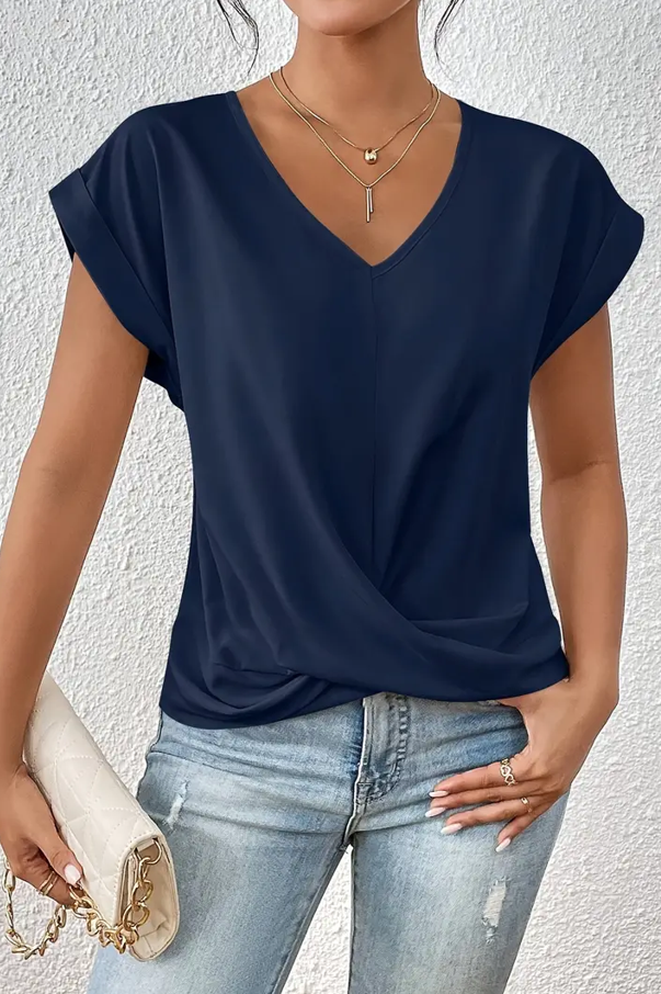 BELLE™ | The Effortlessly Chic V-Neck Top