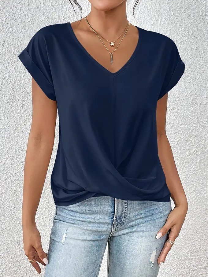 BELLE™ | The Effortlessly Chic V-Neck Top