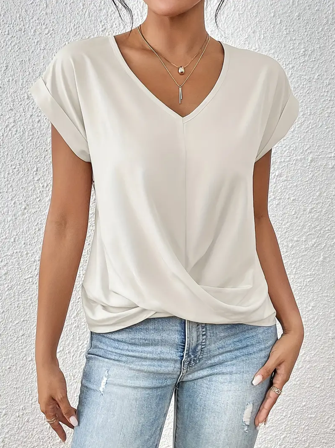 BELLE™ | The Effortlessly Chic V-Neck Top