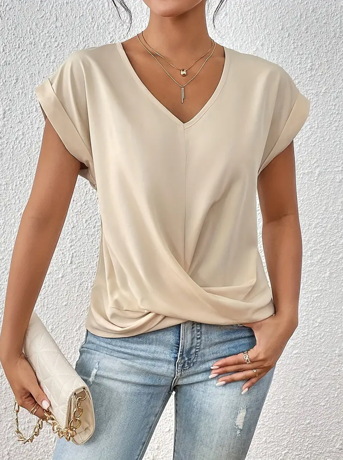 BELLE™ | The Effortlessly Chic V-Neck Top