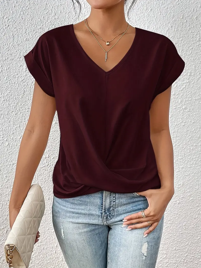 BELLE™ | The Effortlessly Chic V-Neck Top