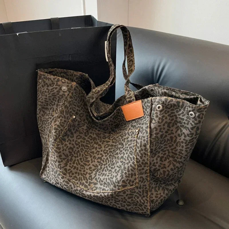 ODILE™ Effortless-Chic Leopard Tote Bag – The Ultimate Everyday Style Tote