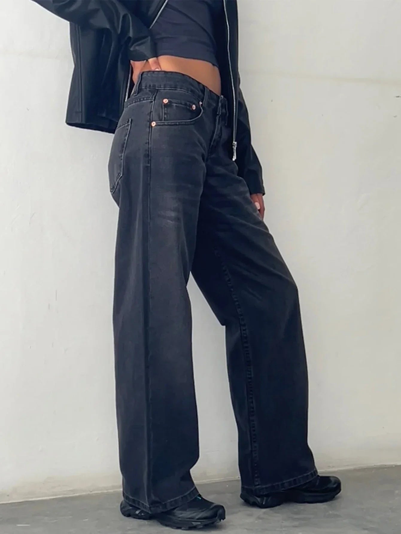 SYLVAINE™ – Vintage-Inspired Casual Baggy Jeans