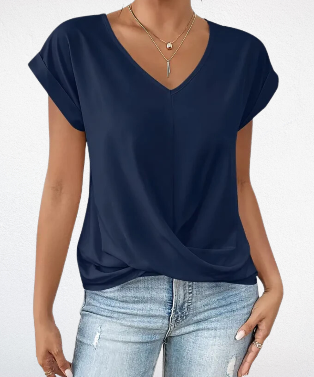 BELLE™ | The Effortlessly Chic V-Neck Top