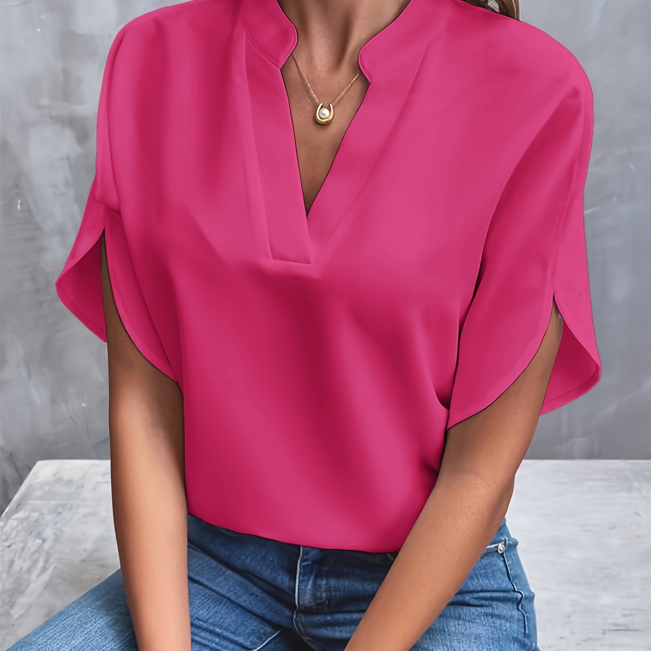 DELANEY™ - Sophisticated, Modern Blouse