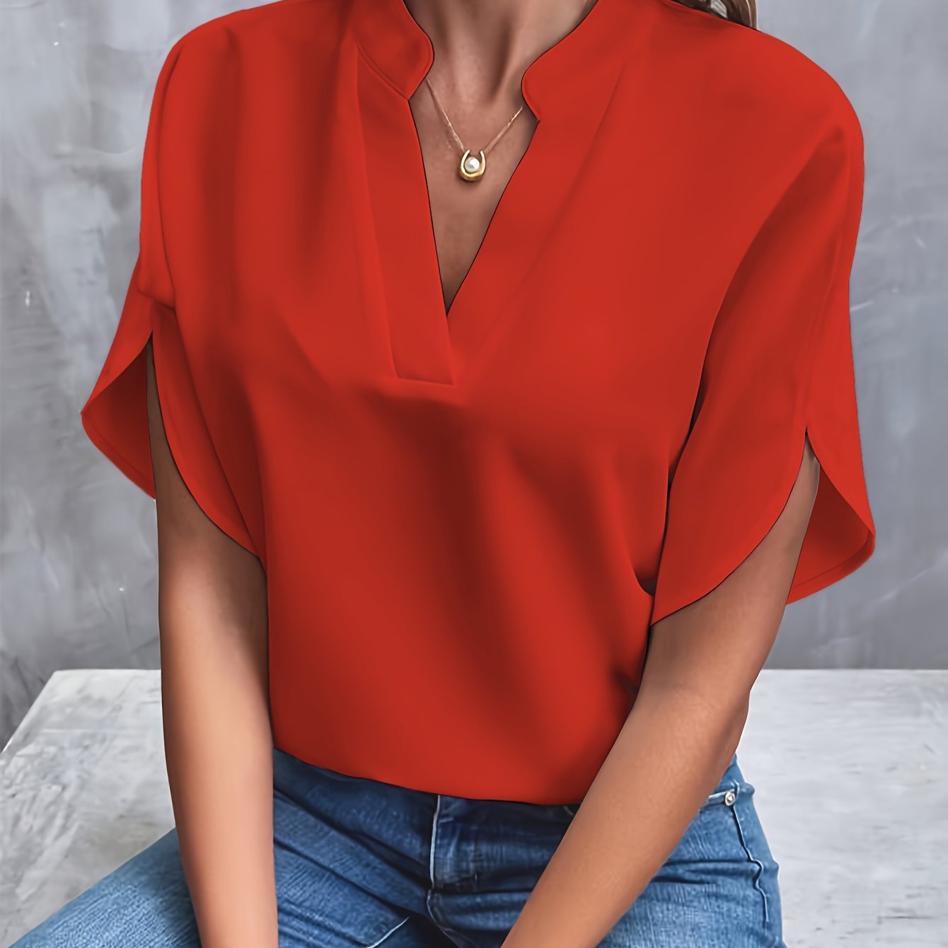 DELANEY™ - Sophisticated, Modern Blouse