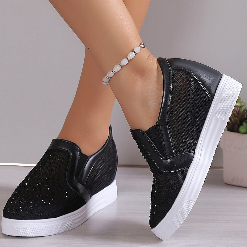 SABRINA™ Modern Sparkle Sneakers – Shine with Every Step