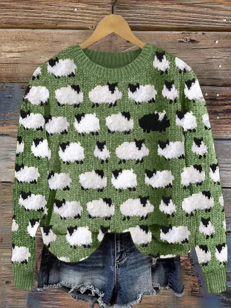 ELIANA™ - Cozy Novelty Knit Sweater