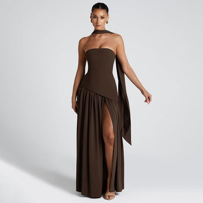 LINDSAY™ - Sleek Sleeveless Bodycon Maxi Dress for Party Nights