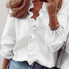 MAISY™ Ruffled V-Neck Blouse - Effortlessly Feminine & Flattering