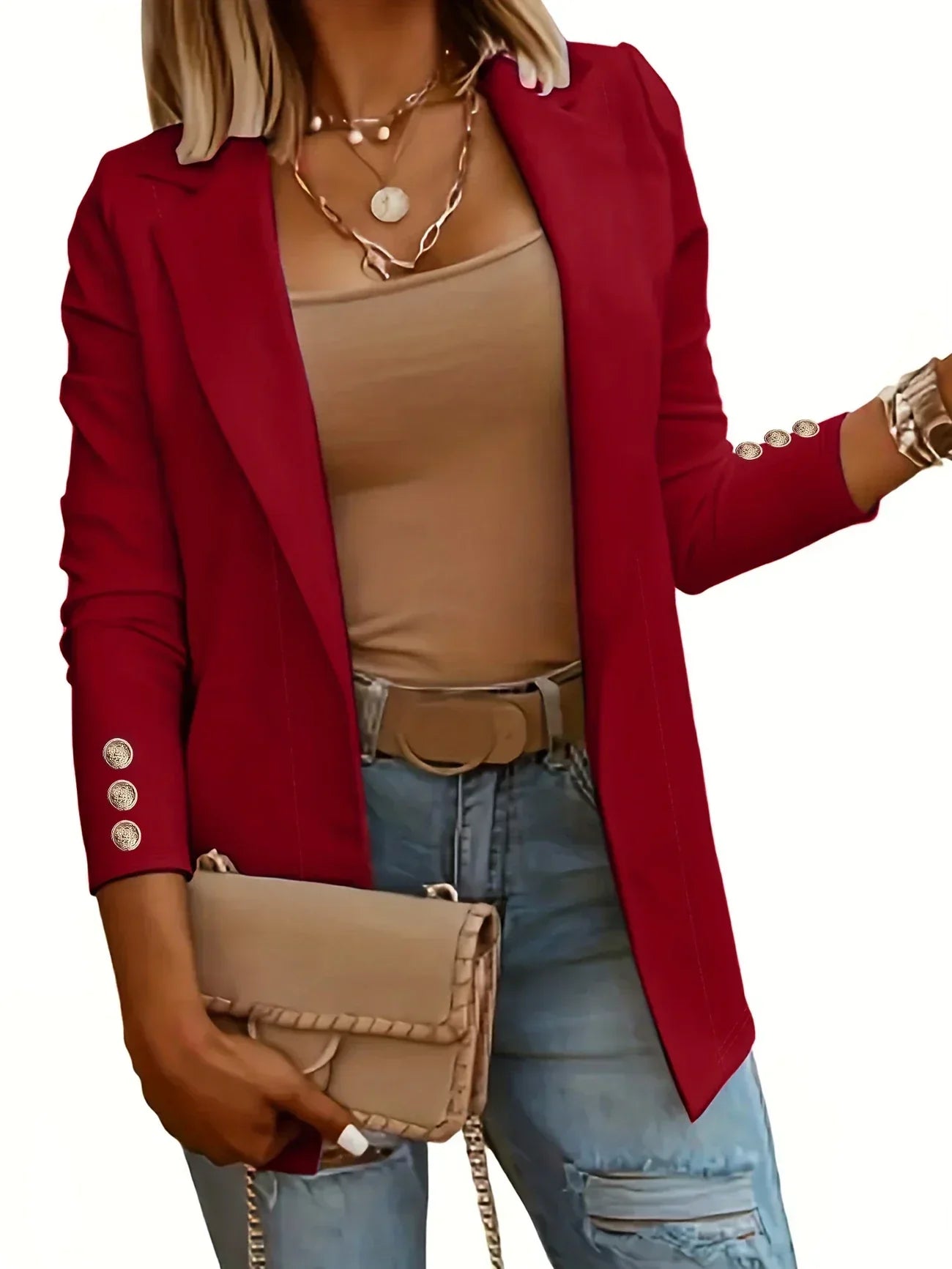 EMMA™ Effortlessly Chic Open-Front Jacket