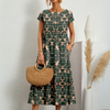 FLORENE™ - Effortless, Airy Floral Midi Dress
