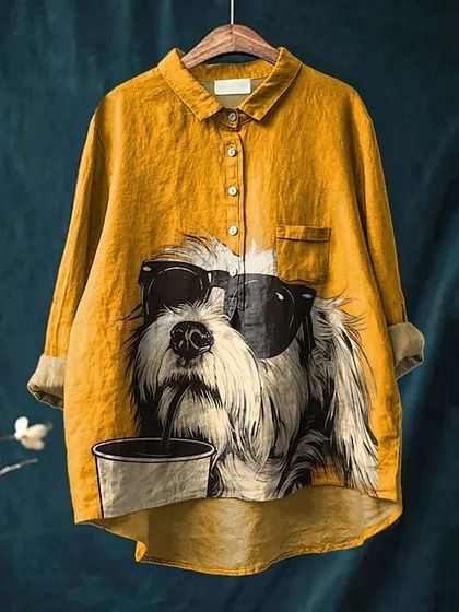 IRIS™ Dog Art Shirt – Expressive Portrait Tee