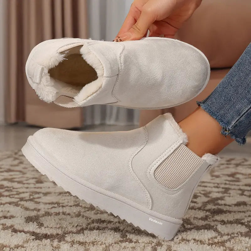 AVELINA™ Women's Thick-Soled Winter Snow Boots - Casual Ankle Boots for Cold Weather