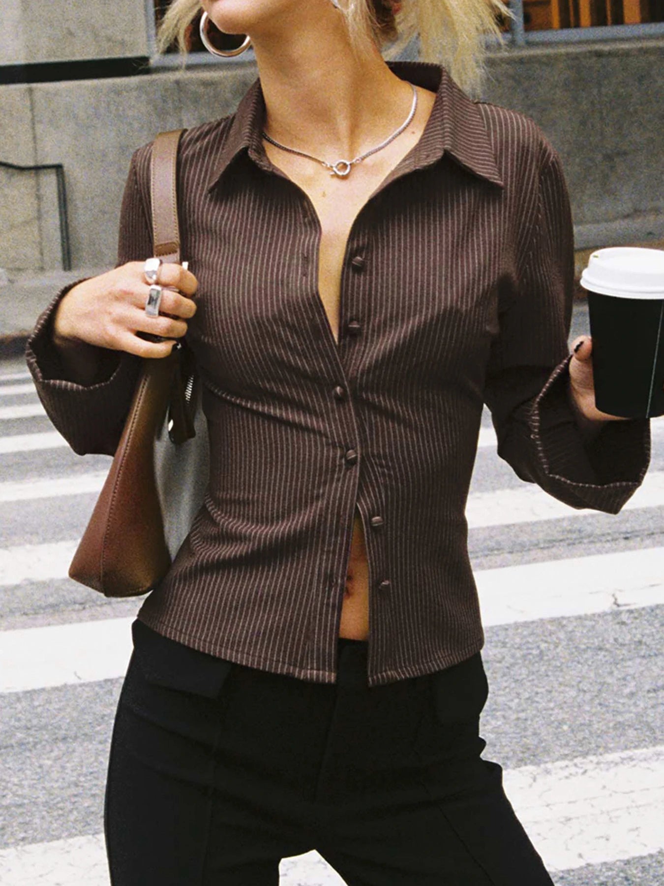 RACHEL™ - Effortlessly Chic Button-Up Top