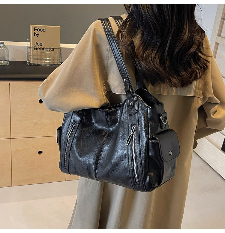 NOEMIE™ Timeless Classic Leather Tote Bag