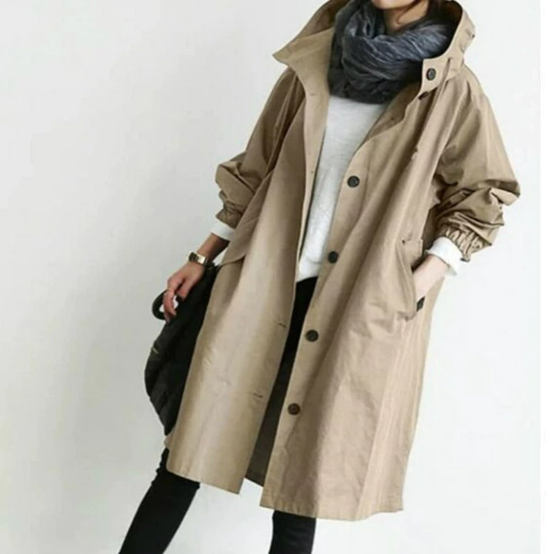 EVA™ Tailored Fashion Trench Coat — Sleek, Sophisticated Outerwear