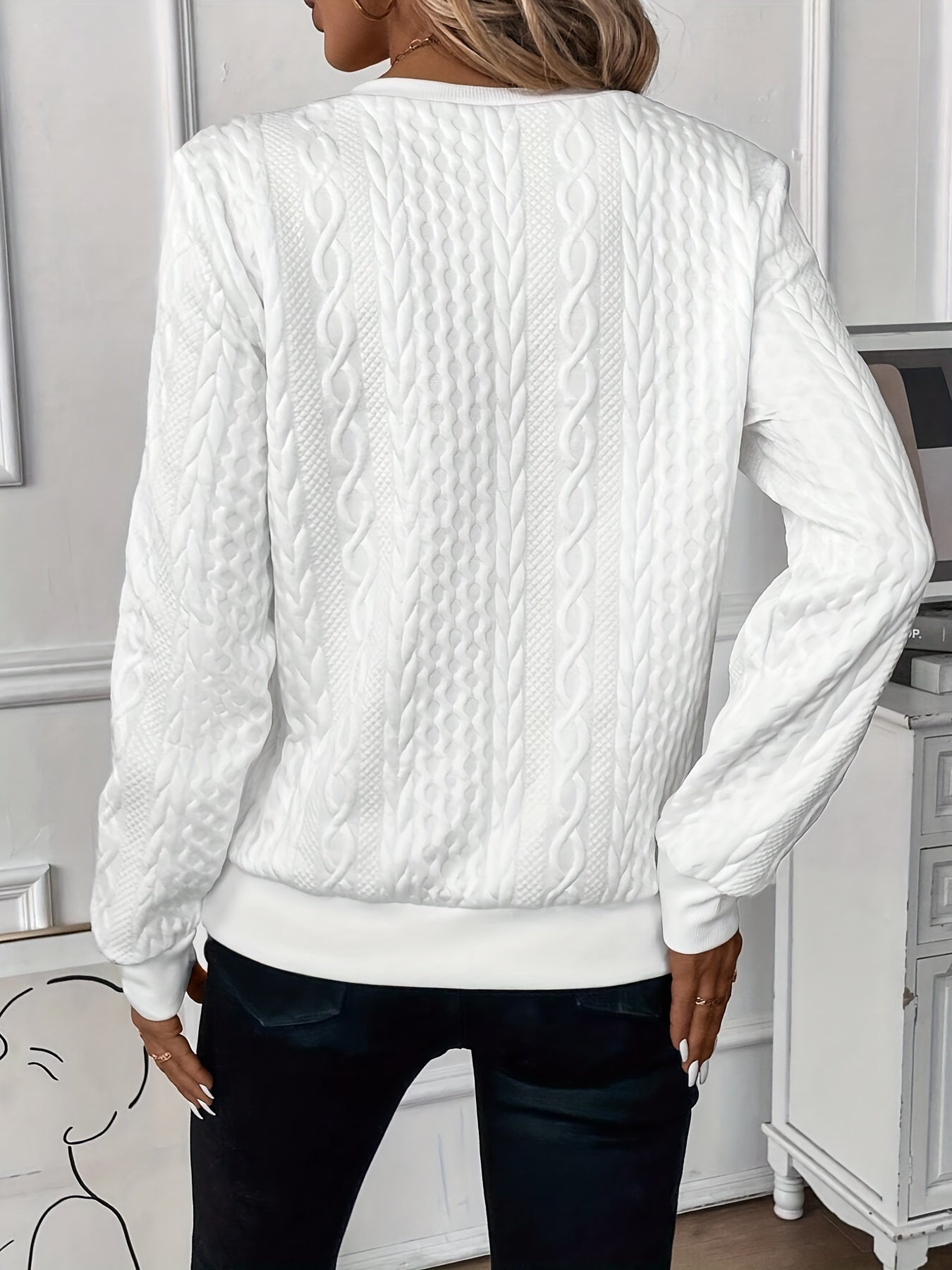 EMMA™ | Sleek & Sophisticated Quarter-Zip Knit Sweater