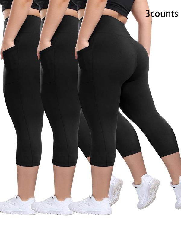 MIRA™ Breathable Capris – 3-Pack Set
