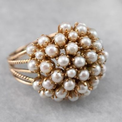 PEARL™ - Exquisite Inlaid Pearl Ring
