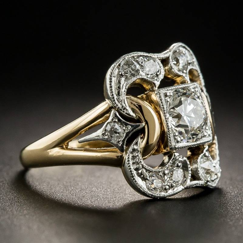 SINTA™ Vintage Zirconia Gold Ring - Timeless Elegance