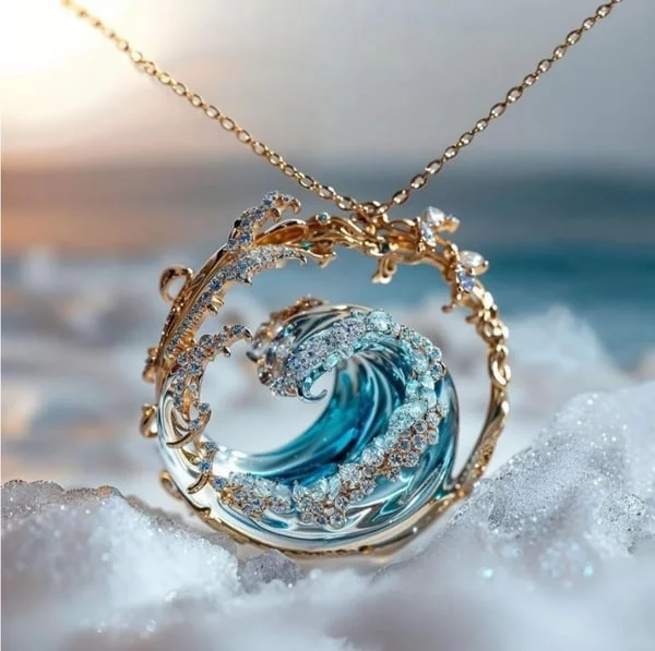 CELIA™ Ocean-Inspired Necklace – Coastal Elegance