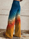 CALLIE™ Retro Chevron Wide-Leg Pants – Vintage-Inspired, Flattering Silhouette