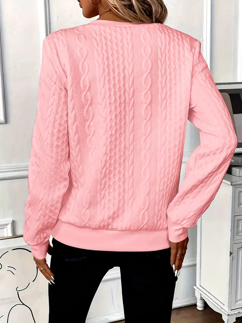 EMMA™ | Sleek & Sophisticated Quarter-Zip Knit Sweater
