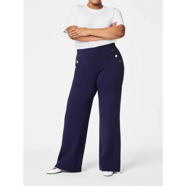 CHLOE™ High-Waist Sailor Pants - Nautical-Inspired, Tailored Fit