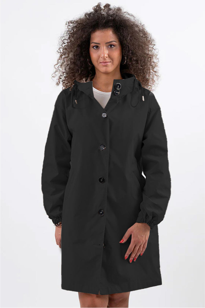BARBARA™ Oversized Water-Resistant Windbreaker — Weatherproof, Modern Essential