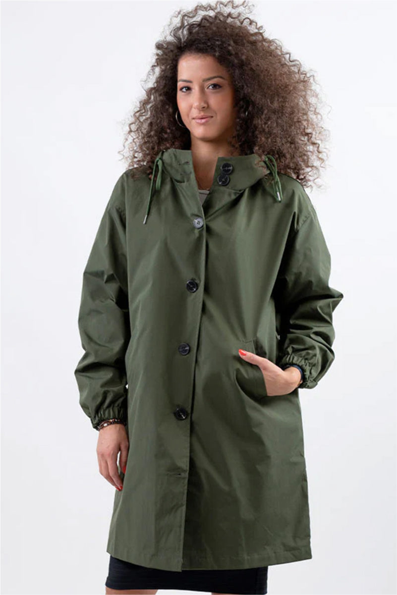BARBARA™ Oversized Water-Resistant Windbreaker — Weatherproof, Modern Essential